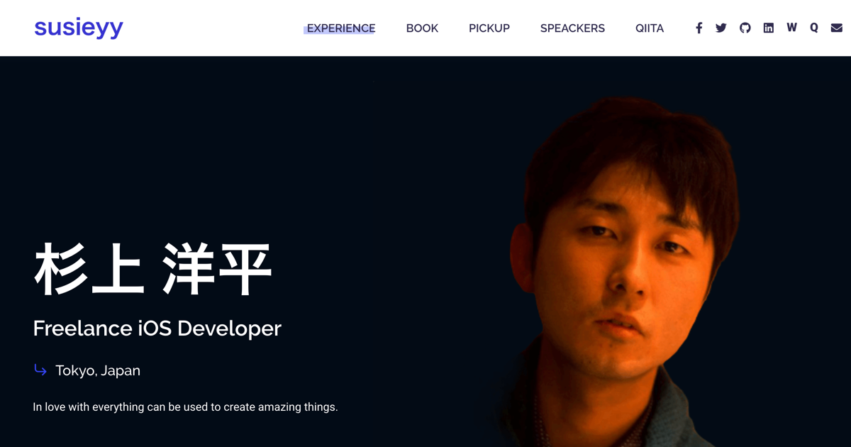 Yohei Sugigami | Yohei Sugigami / Freelance iOS developer